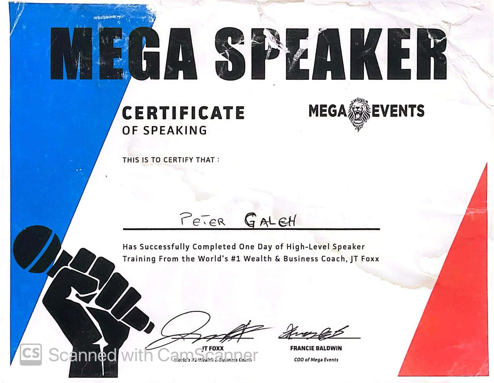 JT FOX Certified Speaker
